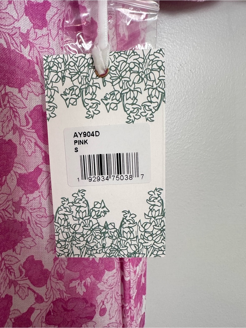 HYACINTH HOUSE Pink & White Floral Mimi Midi Dress | NWT | Size Small - Picture 5 of 11